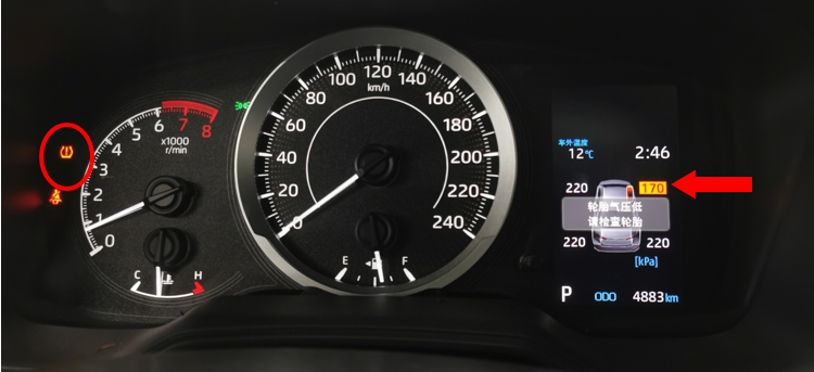 胎壓警告燈突然點(diǎn)亮，怎么辦？